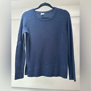 Sale❗️Halogen Cashmere Long Sleeve Top Navy Size XS